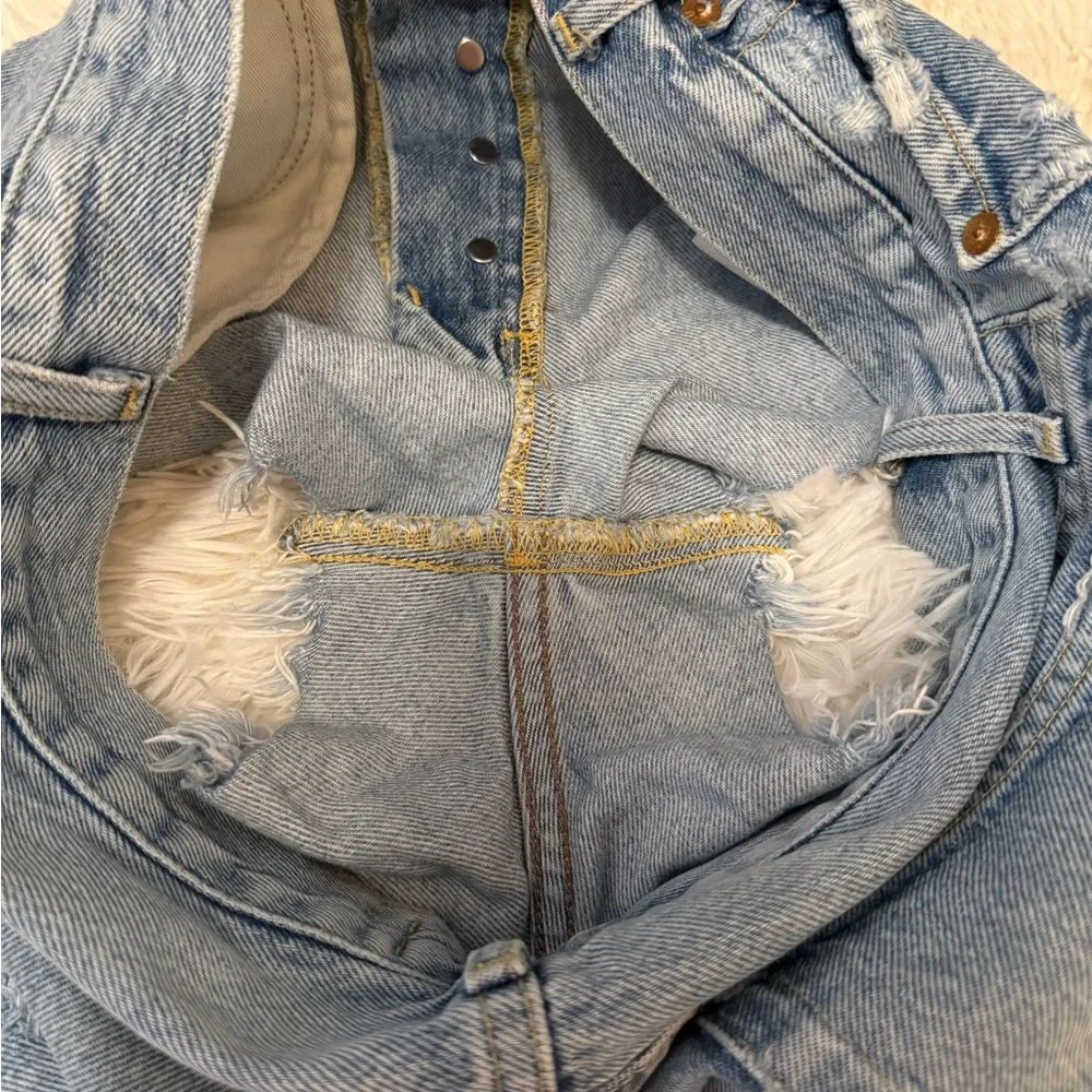 AGOLDE Parker Denim Shorts, Size 26 - Picture 5 of 5